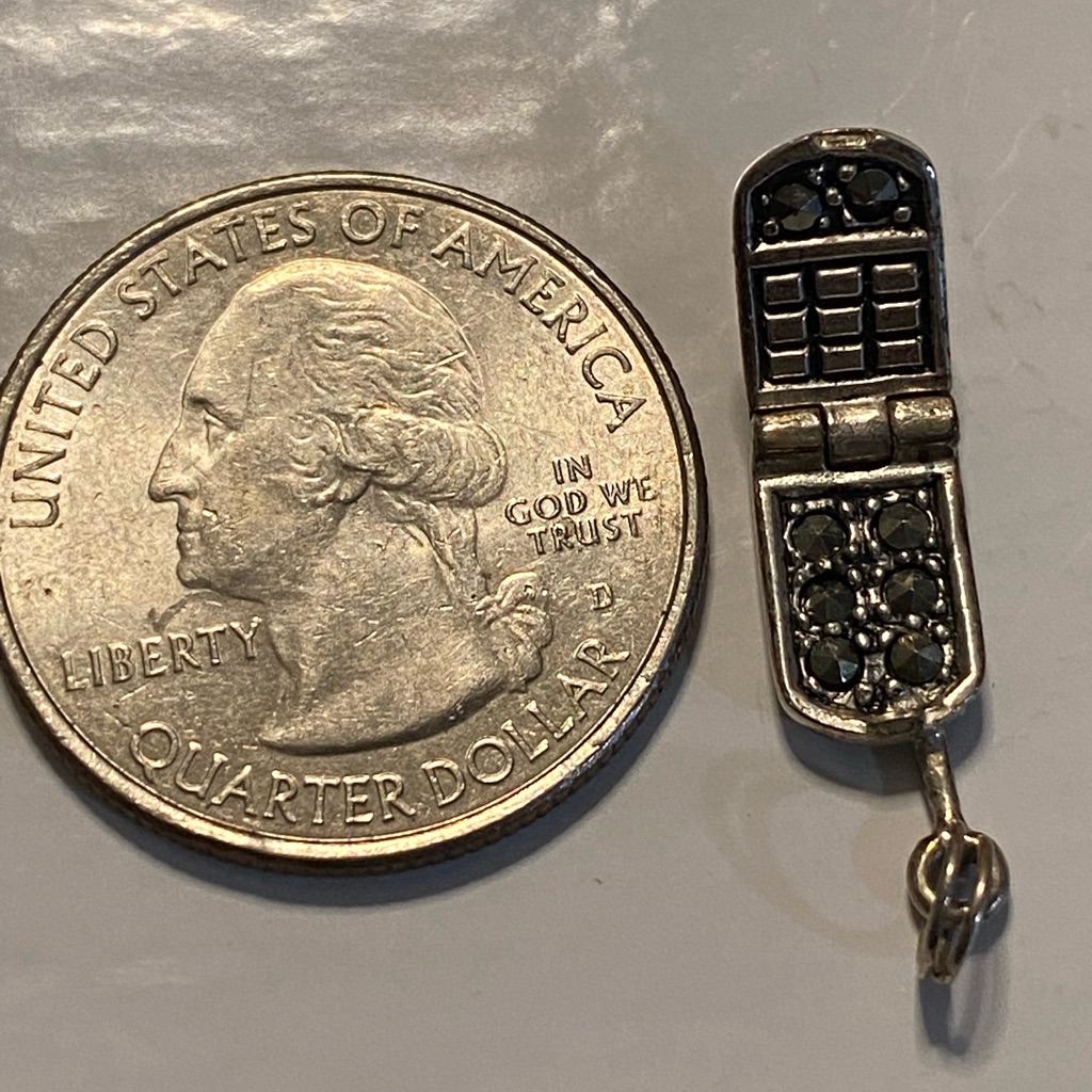 925 Flip Phone Charm 279